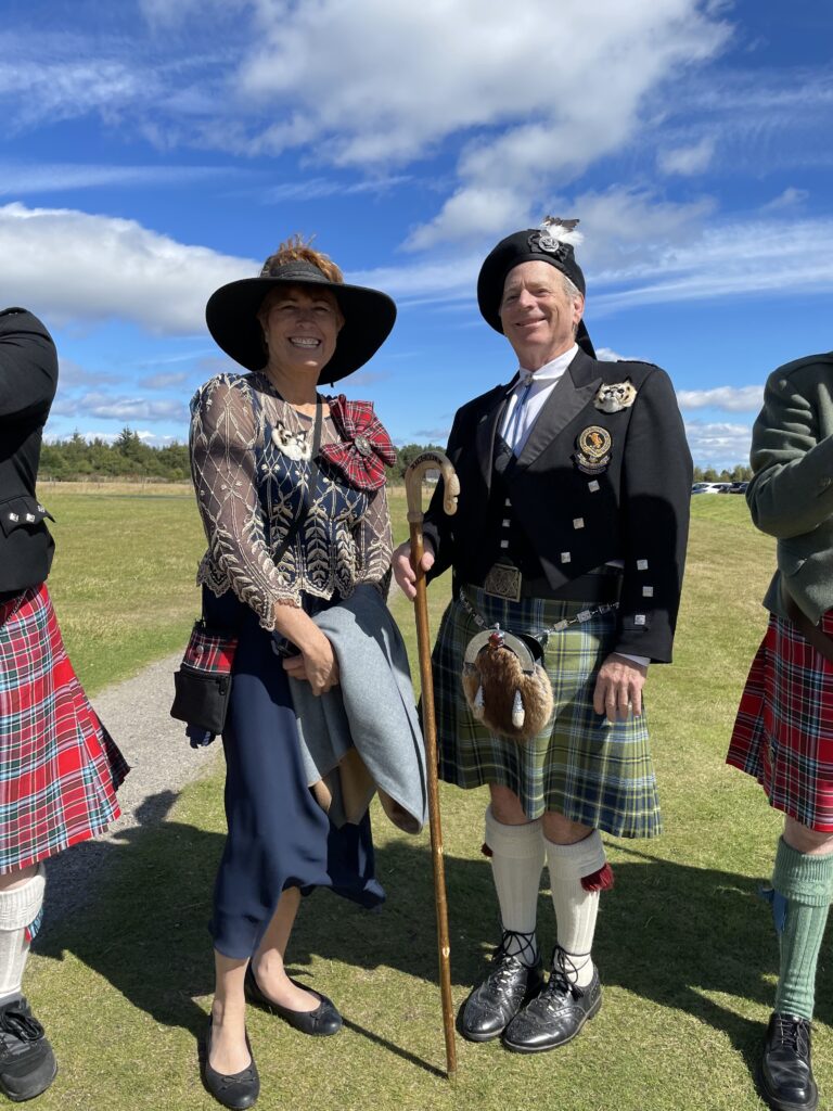 Richard and Lisa at Culloden.