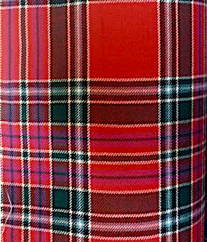 The modern MacBean (Clan) tartan. (Photograph of the sample in ‘Clans Originaux’ – provided by Peter MacDonald)